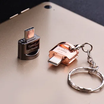 Portabil USB 2.0 Tip C, Cititor de Card USB-C TF Micro SD, Adaptor OTG de Tip C, Cititor de Carduri de Memorie Pentru Samsung Macbook Huawei LeTV GGA