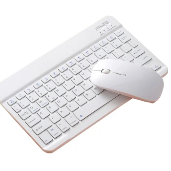 2.4 GHz Butoane Multimedia Optic Wireless Keyboard Mouse pentru Notebook Laptop, Desktop PC Ultra Subțire