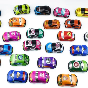 New sosire 5cm Copii de Desene animate Model PVC Masini de Jucarie Trage Înapoi Vehicule Soft Shell Masina pentru Jucării Capsulă Copil Cadou 30/50 Buc/lot