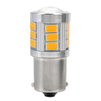 1 buc LED-uri Auto Lumini de Frână lămpii de Marșarier Reverse Becuri semnalizatoare Auto DRL Lampa S25 P21W 1156 5630 18smd Universal