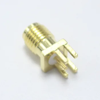 2 buc 1.6 mm Pas SMA female Thru Hole plug 180 de GRADE ( SMA-KE ) PCB Montare conector RF adaptor SMA-KHD