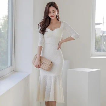 Qiu dong han ediție instalează un nou geantă de mână de mătase strălucitoare 7 minute de maneca a cultiva moralitatea rochie fusta șold în t