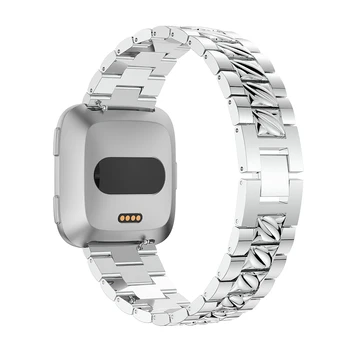 Din Oțel Inoxidabil Ceas De Moda Band Pentru Fitbit-Versa Ceasuri Curea De Înlocuire Curea De Mână Trupa De Metal Accesorii Din Aliaj De Brățară