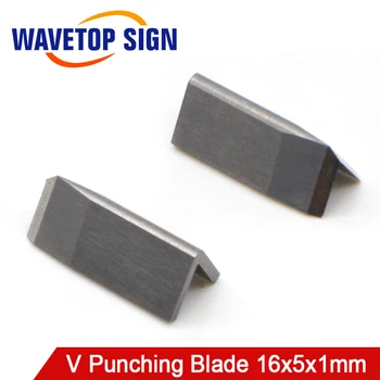 WaveTopSign Tungsten Steel / Pumni Lama 16x6x1mm pentru V-în Formă de Cuțit de Ștanțare