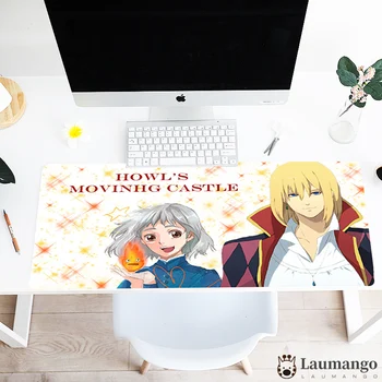 Mutarea Castelul lui Howl gaming mousepad tastatura anime mouse-ul mat gamer mat birou calculator pad accesorios play mat mouse-pad xxl