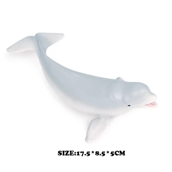 Balena albastra Jucarii Copii Rechin Viața Marină Model de Jucarie Rechin Ornamente pentru Copii Simulare Rechin Alb, Rechinul-Balenă Pentru