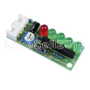 1Set Elektronika KA2284 DIY Kituri Audio Indicator de Nivel Suite Trousse Piese Electronice 5mm ROȘU LED-ul Verde Indicând Nivelul de 3,5-12V