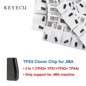Keyecu TPX5 Carbon Cip 3 in 1 pentru JMA Ceramice Cip Transponder Cloner Chip, TPX5 = TPX1(4C) + TPX2(4D) + TPX4(46)
