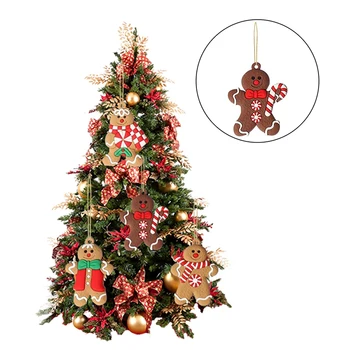 Omul de turtă dulce de Crăciun, decorațiuni pentru bradul de Crăciun copac din PVC moale camera de zi de decorare instrumente Holiday home decor