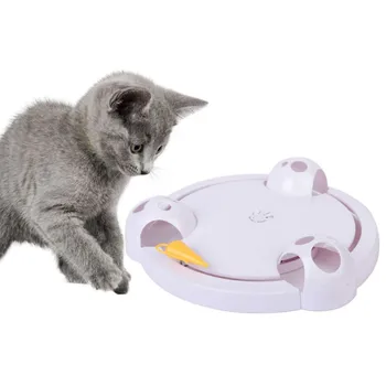 Cat Electrice Jucarii Interactive Mouse-Ul Jucărie Automată Jucării Pentru Pisica Zero Bord Funcționare Mouse-Ul Pentru Pisica Pisoi Accesorii