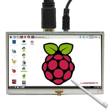 5 Inch LCD HDMI Ecran Tactil Raspberry Pi 3 Display LCD Monitor HDMI 800x480 pentru Banana Pi Raspberry Pi 3 / 2 Model B / B+
