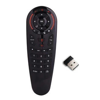 G30 Voce de la Distanță de Control 2.4 G Wireless de Voce Aer Mouse-ul IR de învățare Gyro Senzor Inteligent de la distanță fori Tv box