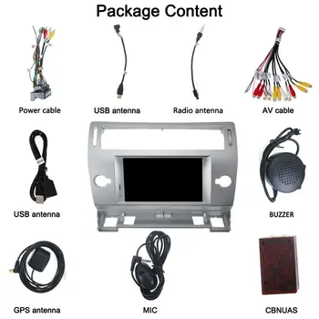 Android 9 4G+64GB Masina DVD Player navigatie GPS Pentru Citroen C4 Quatre Triumf 2004-2012 multimedia radio casetofon unitatea de cap