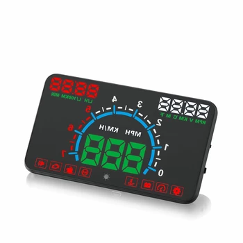 Cele mai noi E350 Masina HUD Head-Up Display Combina OBD &GPS Overspeed Sistem Proiector Parbriz Auto Electronice Tensiune de Alarmă