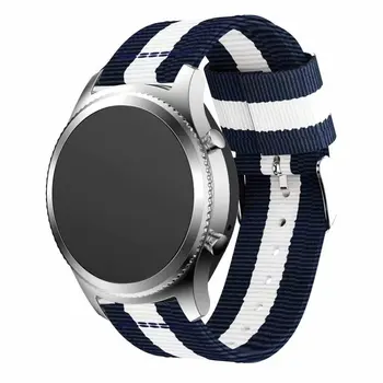 20mm 22mm Nailon Curea pentru Samsung Galaxy Watch 42mm 46mm Țesute bandă ceas pentru Samsung Gear S2 S3 Sport Buclă Bratara
