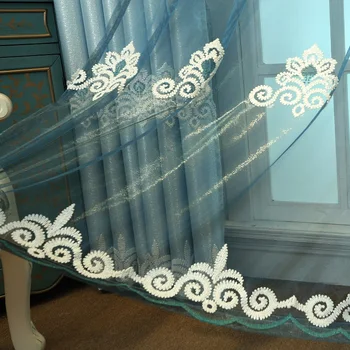 Perdele pentru Living Dining Dormitor în Stil European Terminat Perdele Fereastră Umbrire Pânză de Lux de Lux Fereastra