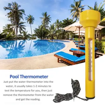 Portabil Plutitoare de Apă Termometru Rezistent Geamandura Piscină Temperatura Dispozitiv de monitorizare pentru Piscine, Spa-uri Căzi cu hidromasaj Instrumente