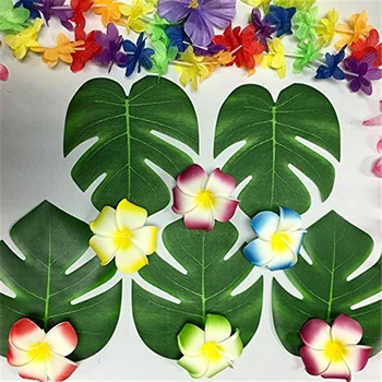12pcs Artificiale Tropicale cu Frunze de Palmier pentru Hawaii Luau Parte Decor Stil Plajă Masă de Nuntă Accesorii Decor
