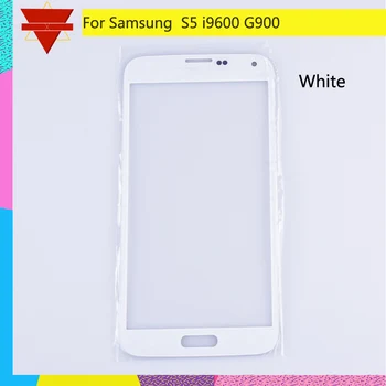 Pentru Samsung Galaxy S5 i9600 G900F G900H G900A G900 SM-G900F Ecran Tactil de Sticlă din Față a Panoului Tactil Exterior Lentile de Sticlă NU LCD