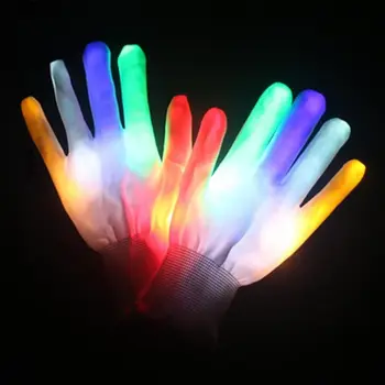 ZZ-Petrecere de Halloween Cosplay Petrecere Personalitate Lumină LED-uri Amuzante Mănuși Deget de Iluminat Electric Schelet