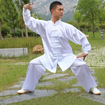USHINE Sclipici satinTaichi uniformă Satinexercise centura 6 culori Wushu Kungfu haine copii adulți arte marțiale Wing Chun costum