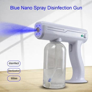 800ml Lumină Albastră Nano Aburi Pulverizarea de Insecticid Dezinfecție Pulverizator Pulverizarea de Insecticid Mașină fără Fir, Baterii de Aburi Pistoale de Pulverizare