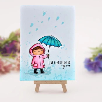 Raindrop Moare de Tăiere Stencil DIY Scrapbooking Relief Album Carte de Hârtie Ambarcațiuni