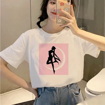 Femeile Harajuku Ullzang Kawaii Iepure Drăguț T-Shirt ' 90 Grafic Estetic Feminin Tricou Stil coreean Top Drăguț Tees