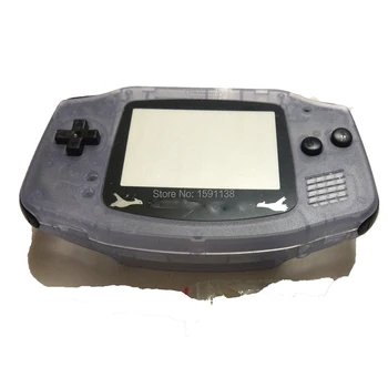 Fierbinte de Vânzare Limitat Obiectiv Consola Handheld Set Complet Shell Pentru NintendoGBA Cristal Violet Caz Cu Butoane Negre DIY Părți DMG GBO