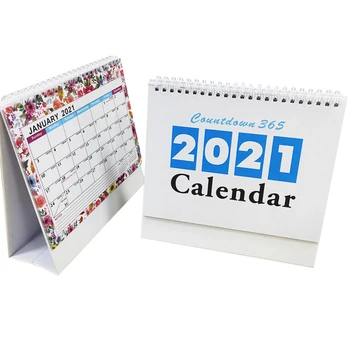 Recent 2021 Calendar de Birou Colorate Calendar Lunar Perfect pentru Birou Școală Acasă Planificare TE889