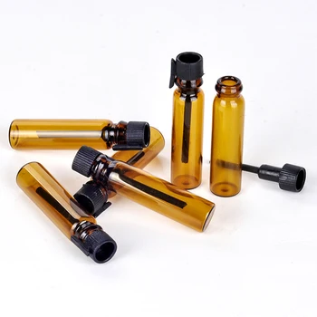 50Pieces/Lot 1ml 2ml Mini-Flacon Picurător Pentru Uleiuri Esențiale Goale, Sticle de Parfum 1cc 2 proba de testare sticlă flacoane Container