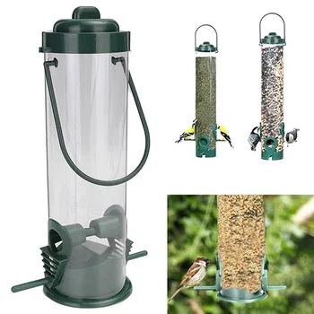 Alimentator De Pasăre În Aer Liber Alimentare Portabil Păsările Sălbatice Din Plastic Livrările De Produse Parcul Gradina Copac Container