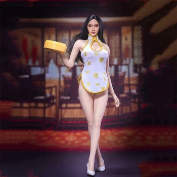 1/6 model la scară Difuze set Manmodel MM017 restaurant Chinezesc chelneriță ultra scurt cheongsam set costum model de colectie