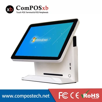 Windows POS Sisteme Pos All In One 15 Inch POS Terminal tactil Capacitiv de marcat Pentru vânzare cu amănuntul