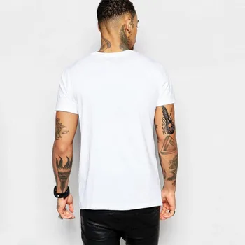 De Vânzare la cald Hot-Vânzare de Moda tricou barbati desene animate 2017 amuzant rece alb tricou de imprimare T-shirt pentru bărbați Tees