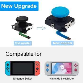 3D Joystick-ul Analogic Bucurie-Con de Înlocuire Stânga/Dreapta ThumbStick pentru Nintendo Comutator/Întrerupător Lite Controller si Consola - 2 Pack (Re