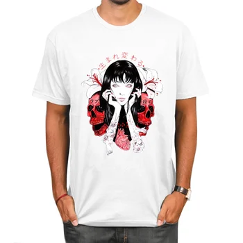 Tomie Junji Ito Suehiro Maruo Manga Horror Camasi Moda Bărbați și Femei T-shirt cu Maneci Scurte Tricou Unisex Streetwear
