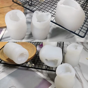 Rășini Epoxidice Cristal Mucegai 3D Pisica Tort de Ciocolata Silicon Mucegai Meserii DIY Lumanare Aromatherapy Face Săpun Manual Instrument