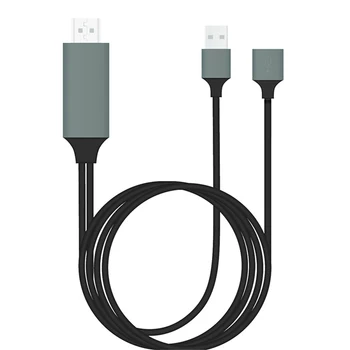 Cablu HDMI de Tip C USB Micro 8 Pini la HDMI de sex Feminin la Masculin HD 1080P HDTV Cablu Adaptor Convertor pentru iPhone IOS Android Samsung