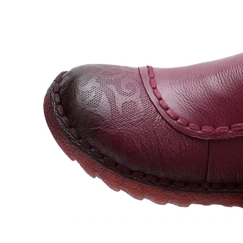 CEYANEAOFashion Iarna Handmade Femei BootsGenuine Platforma din Piele Femei Pantofi PlusSize Cizme Femei Botas Mujer zapatosmujer