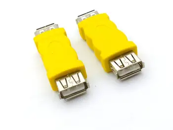 2 buc USB 2.0 O Femeie Jack USB 2.0 O Femeie Cuplaj de Adaptor OTG