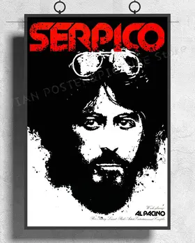 NJ548 SERPICO Film cu Al Pacino Clasic de Perete Autocolant de Mătase Poster Art Decor Acasă