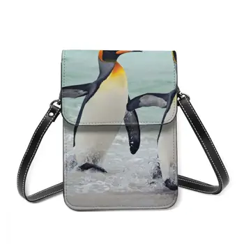 Pinguin Merge La Mare Moda Carte De Titularul Portofel 2021 Nou De Sex Feminin Portofele Femei Cu Fermoar Curea De Monedă Pungă