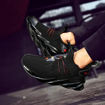 Pantofi de panza deodorant respirabil mens pantofi de reflux non-alunecare de studenți de sex masculin dantelă pantofi pentru bărbați Nou respirabil zbor țesute valul pantofi