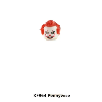 În Stoc Mini Blocuri Clovnul Pennywise Redux Joker Cu Balon Roșu Ciudat Cifre Jucării Pentru Copil KF8035