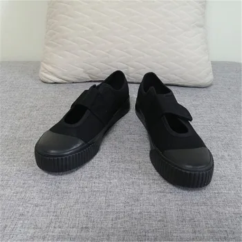 Casual Alb/Negru Vulcaniza Pantofi Femei Pantofi de Panza pentru Femei Sneakers Platforma Doamnelor Formatori Stil coreean Non-alunecare de Asistenta Apartamente