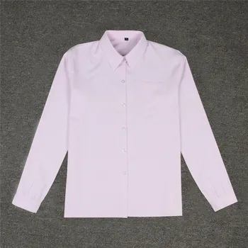 Toamna anului 2020 Nou JK cu Mâneci Lungi Tricou Alb Femei Single-Breasted Rever Culoare Solidă Cardigan Haine Bluze Et Chemises