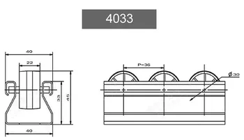 Fluent linie de Asamblare scripete Raft glisați roata Cadru 40X33,linie de asamblare din Fabrică accesorii