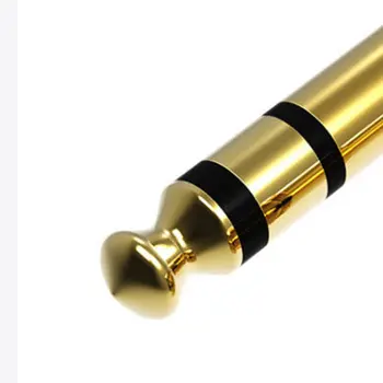 5PCS/SET Placat cu Aur Durabil 6,35 mm 1/4 Inch Jack Plug pentru tată de 3,5 mm pentru Căști Stereo Jack Adaptor de Priza
