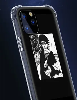 Naruto AKATSUKIClear Caz Moale pentru iPhone 12 Pro 12 Mini 11 Pro Max XR 7 8 X XS Max 6 6s 7+ 8 Plus Airbag Capac Telefon